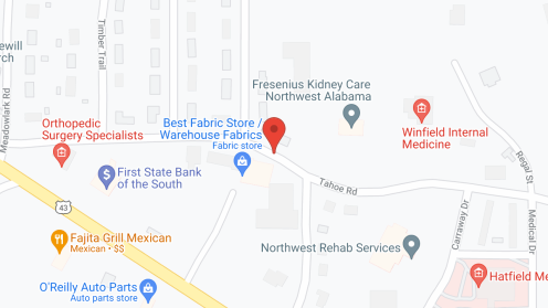 Map of the neighborhood around Kemp Meadows