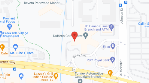 Map of the neighborhood around Dufferin Care Center
