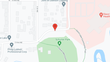 Points West Living Slave Lake in google map