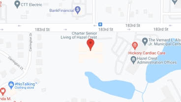 Charter Senior Living of Hazel Crest in google map