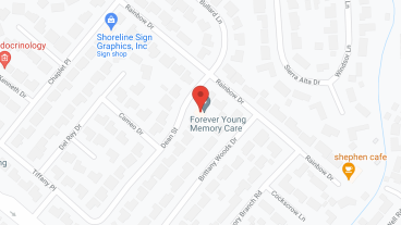 Forever Young Memory Care in google map