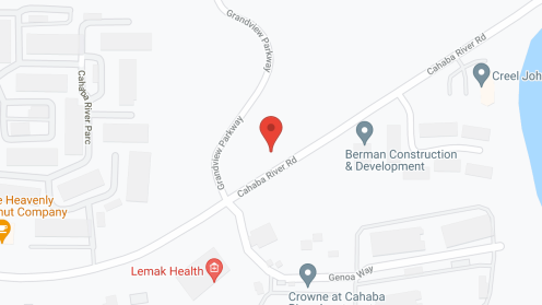 Map of the neighborhood around Cahaba Ridge Retirement Community