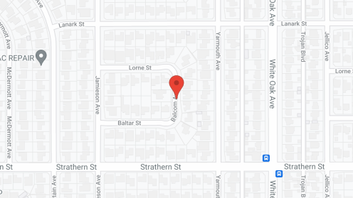 Map of the neighborhood around Manila Manor II