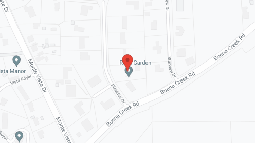 Map of the neighborhood around Rose Garden