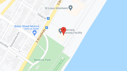 Map of the neighborhood around The Riverview Care Center