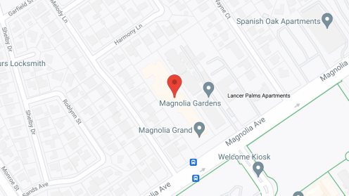 Map of the neighborhood around Magnolia Grand
