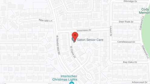 Map of the neighborhood around Satori Senior Care