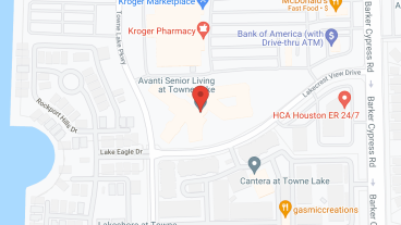 Avanti Senior Living at Towne Lake in google map