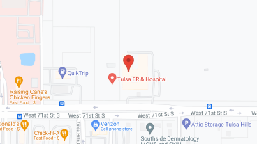 Legend at Tulsa Hills in google map