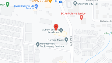 The Auburn Retirement Residences in google map