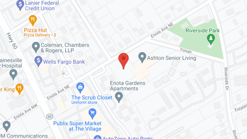 Map of the neighborhood around Ashton Senior Living