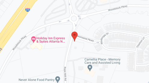 Map of the neighborhood around Camellia Place An Oaks Senior Living Community