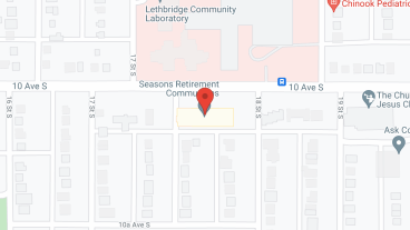 Seasons Lethbridge Retirement Community in google map