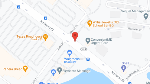 Map of the neighborhood around Bridges by EPOCH at Nashua