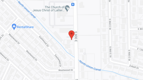 Map of the neighborhood around Beehive Homes of Orem