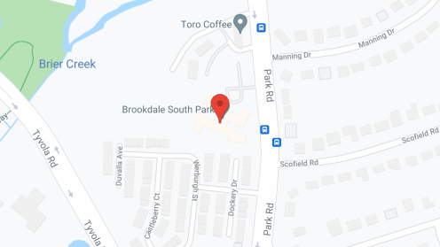 Map of the neighborhood around Brookdale South Park