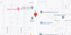 Brookdale McPherson in google map