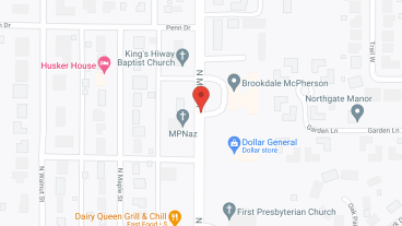 Brookdale McPherson in google map