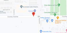 Brookdale Lake Charles in google map