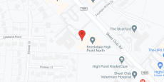 Brookdale High Point North in google map
