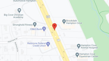 Brookdale Hampton Cove in google map