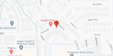 Evergreen Senior Living in google map