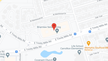 Briarview Senior Living in google map