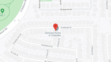 Genuine Home in Chandler in google map