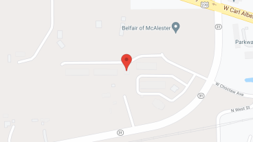 Belfair of McAlester in google map