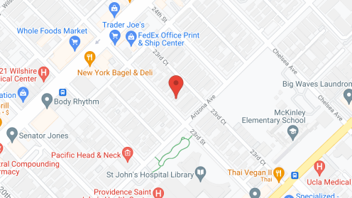 Map of the neighborhood around Ocean Gardens III and IV