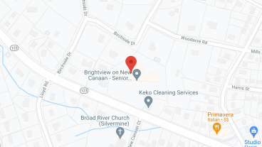 Brightview on New Canaan in google map