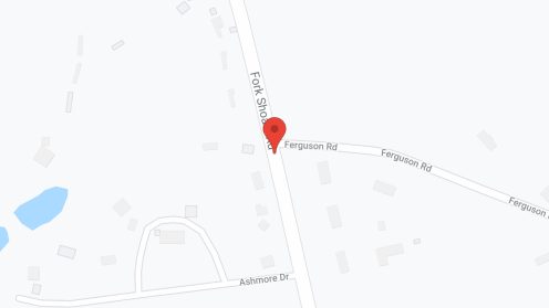 Map of the neighborhood around Gregory's Community Care