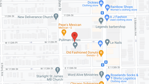 Map of the neighborhood around Pullman Senior Suites