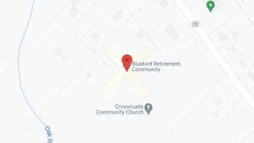 Bluebird Retirement Community in google map