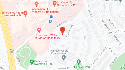 Map of the neighborhood around Greenbriar on Hanover