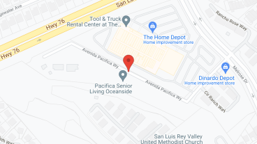 Pacifica Senior Living Oceanside in google map