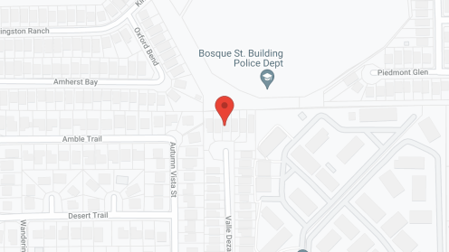 Map of the neighborhood around Poet's Walk San Antonio