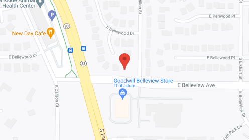 Map of the neighborhood around Belleview Heights Transitional Assisted Living and Memory Care