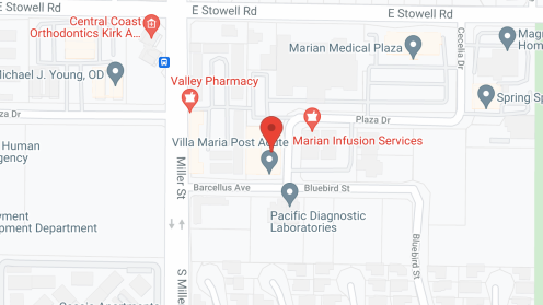 Map of the neighborhood around Villa Maria Care Ctr