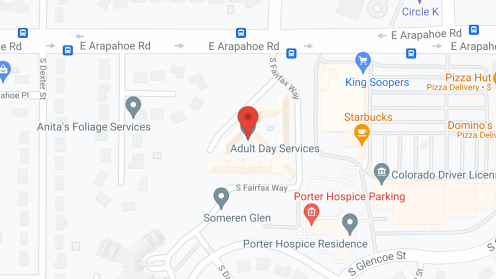 Map of the neighborhood around Someren Glen Retirement Community