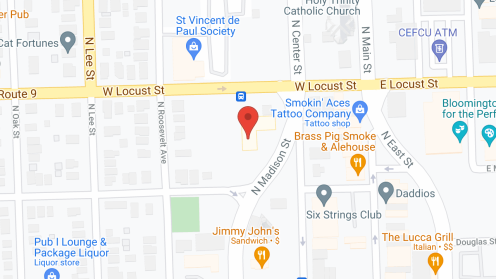 Map of the neighborhood around Phoenix Towers
