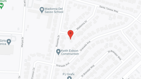 Map of the neighborhood around Songbird Care Home