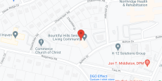 Bountiful Hills Senior Living in google map