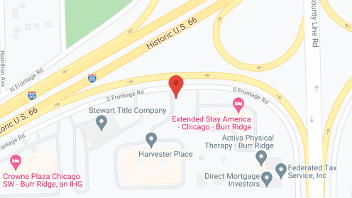 Map of the neighborhood around Harvester Place