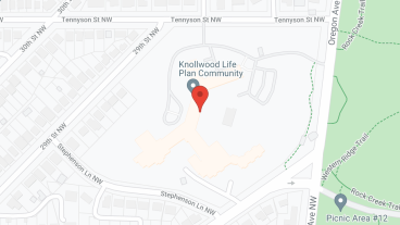 Army Distaff Foundation and Knollwood in google map