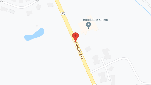 Map of the neighborhood around Brookdale Salem