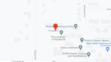 Landings of Kaukauna in google map