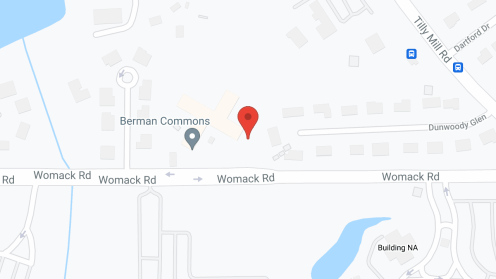 Map of the neighborhood around Berman Commons
