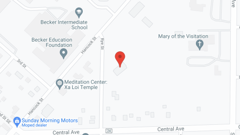 Map of the neighborhood around Woodbriar