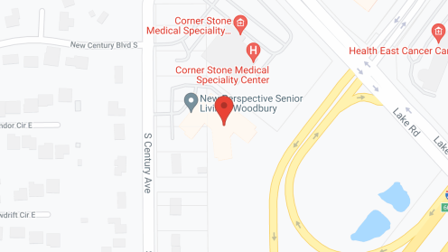 Map of the neighborhood around New Perspective Woodbury